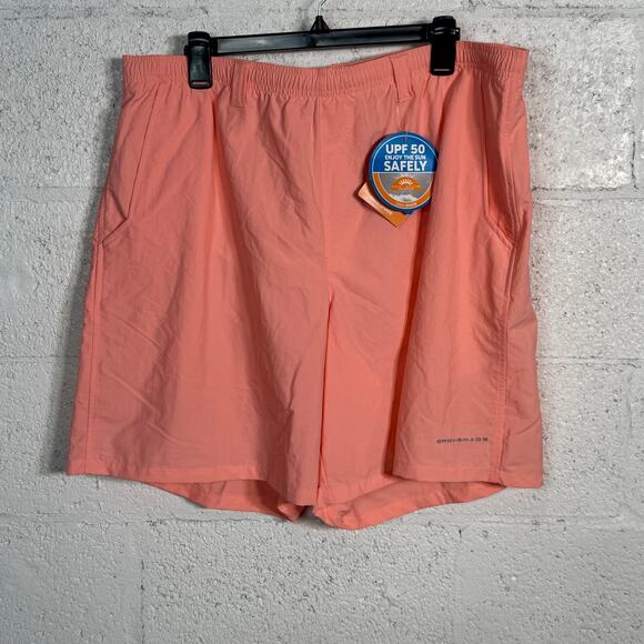 Columbia Men's 8" Back Cast III Upf 50 Water Short Sorbet, XL - Picture 1 of 6